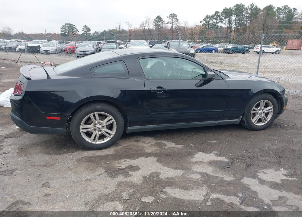 2012 FORD MUSTANG V6 VIN: 1ZVBP8AM9C5255738