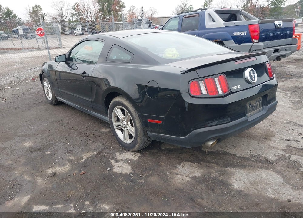 2012 FORD MUSTANG V6 VIN: 1ZVBP8AM9C5255738