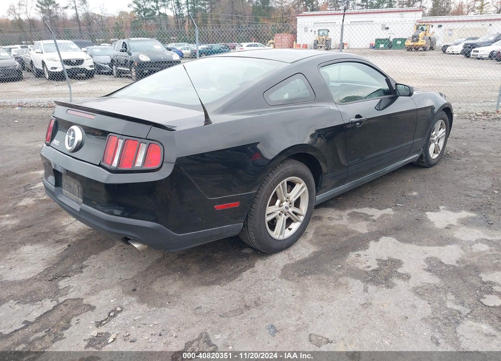 2012 FORD MUSTANG V6 VIN: 1ZVBP8AM9C5255738