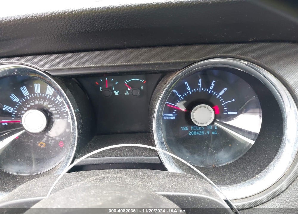 2012 FORD MUSTANG V6 VIN: 1ZVBP8AM9C5255738