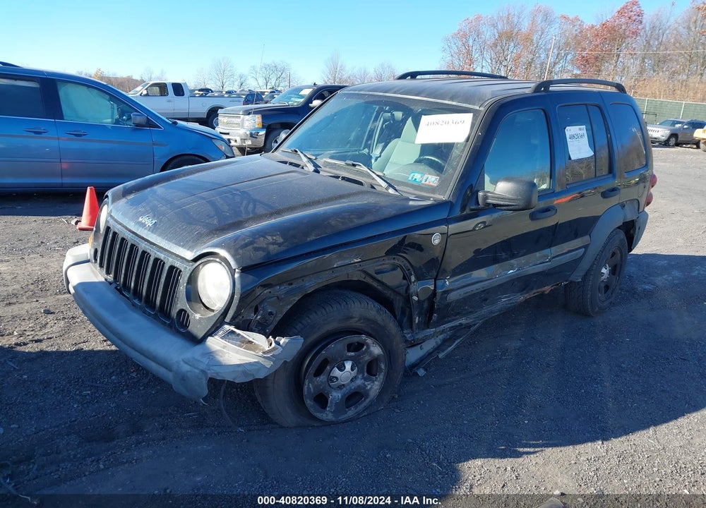 2007 JEEP LIBERTY SPORT VIN: 1J4GL48K97W717517