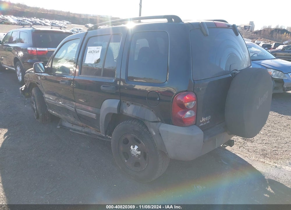 2007 JEEP LIBERTY SPORT VIN: 1J4GL48K97W717517