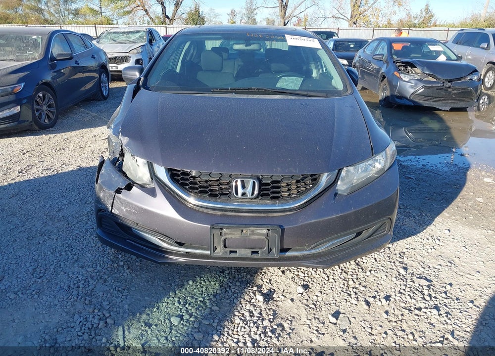 2014 HONDA CIVIC EX VIN: 19XFB2F88EE012862