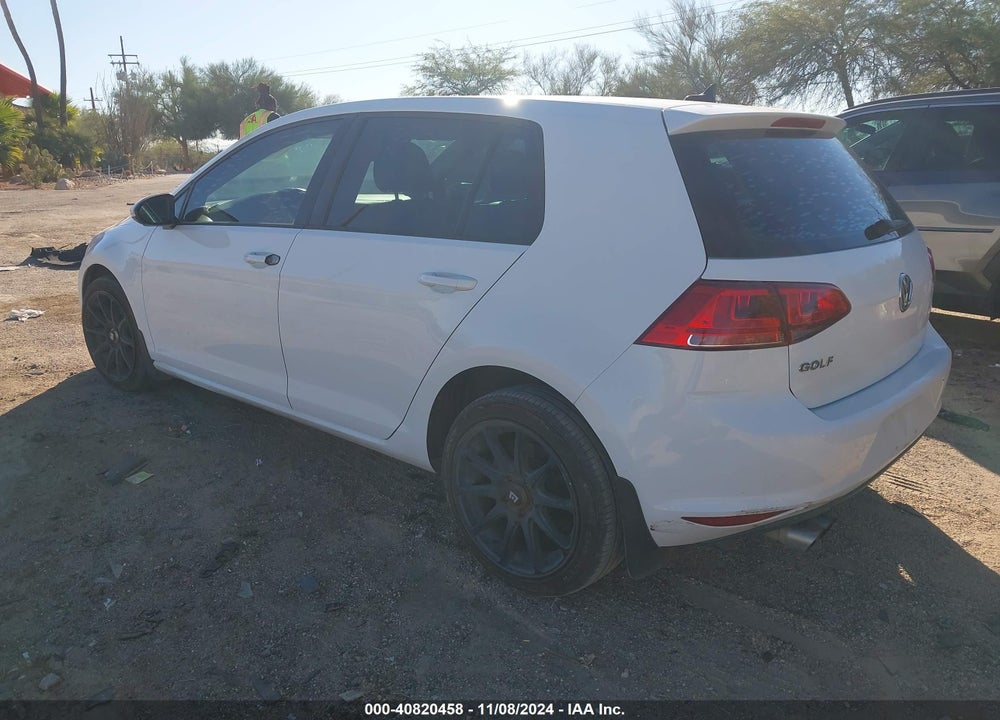 2017 VOLKSWAGEN GOLF TSI S 4-DOOR/TSI SE 4-DOOR/TSI SEL 4-DOOR/TSI WOLFSBURG EDITION 4-DOOR VIN: 3VW217AUXHM024926