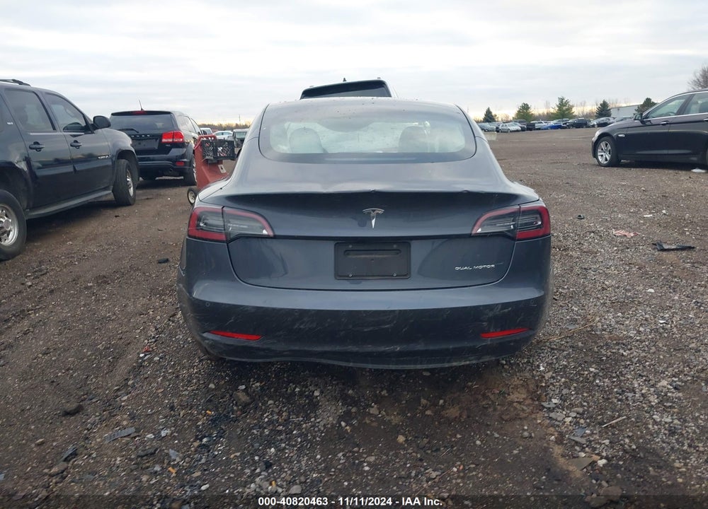 2022 TESLA MODEL 3 LONG RANGE DUAL MOTOR ALL-WHEEL DRIVE VIN: 5YJ3E1EB0NF194245