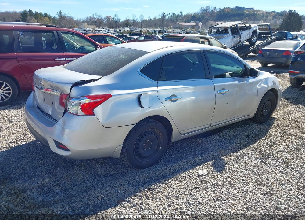 2019 NISSAN SENTRA S VIN: 3N1AB7AP0KY295423