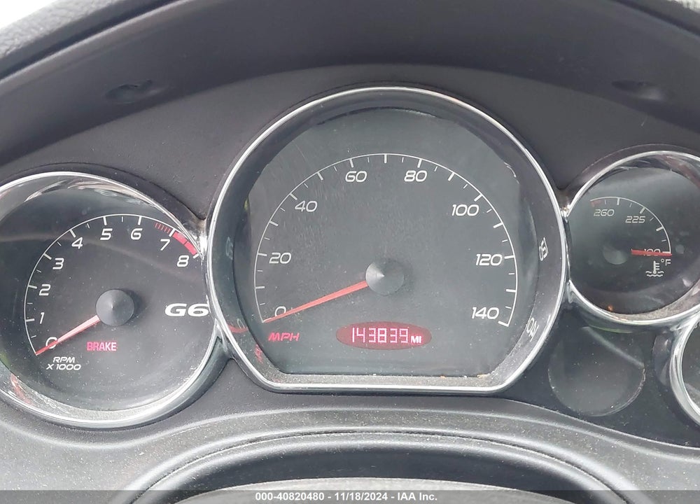 2009 PONTIAC G6 GXP VIN: 1G2ZM577394119473