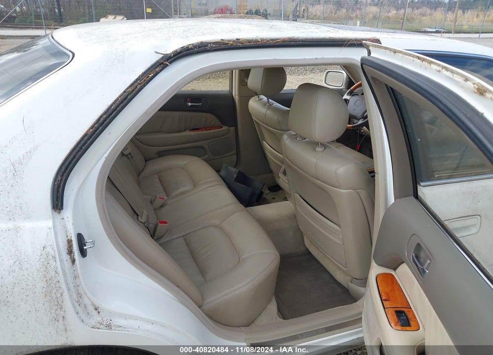 2000 LEXUS LS 400 VIN: JT8BH28F0Y0180063