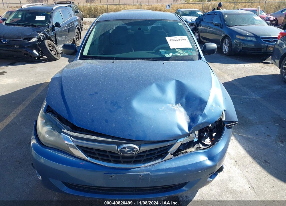 2008 SUBARU IMPREZA 2.5I VIN: JF1GH616X8G828708