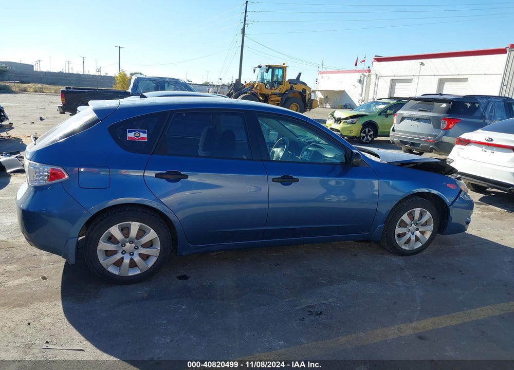 2008 SUBARU IMPREZA 2.5I VIN: JF1GH616X8G828708