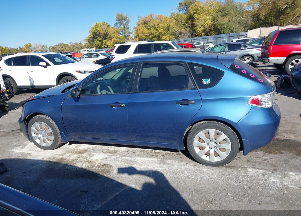 2008 SUBARU IMPREZA 2.5I VIN: JF1GH616X8G828708
