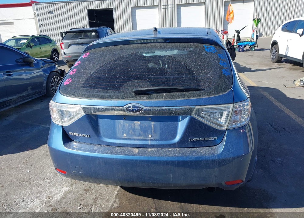 2008 SUBARU IMPREZA 2.5I VIN: JF1GH616X8G828708