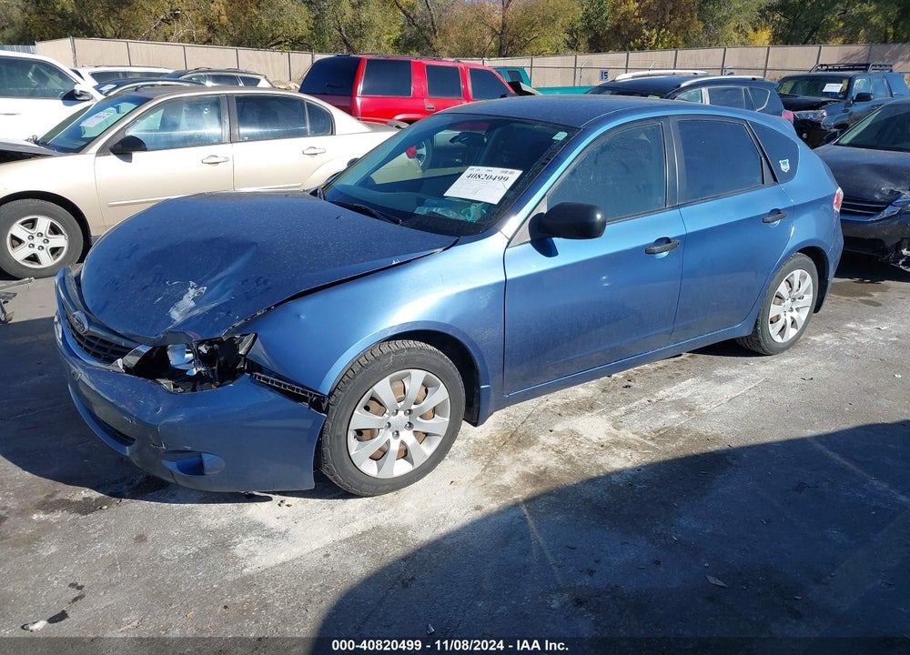 2008 SUBARU IMPREZA 2.5I VIN: JF1GH616X8G828708