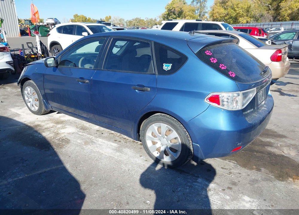 2008 SUBARU IMPREZA 2.5I VIN: JF1GH616X8G828708