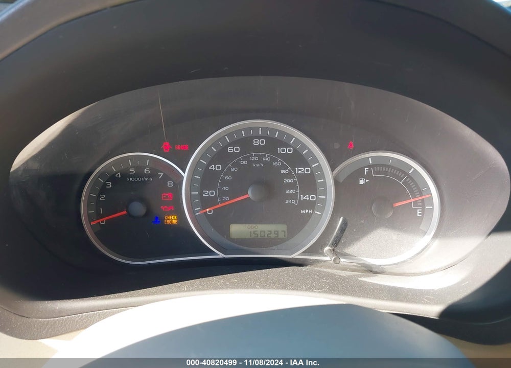2008 SUBARU IMPREZA 2.5I VIN: JF1GH616X8G828708