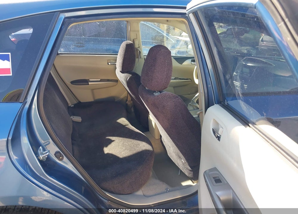 2008 SUBARU IMPREZA 2.5I VIN: JF1GH616X8G828708