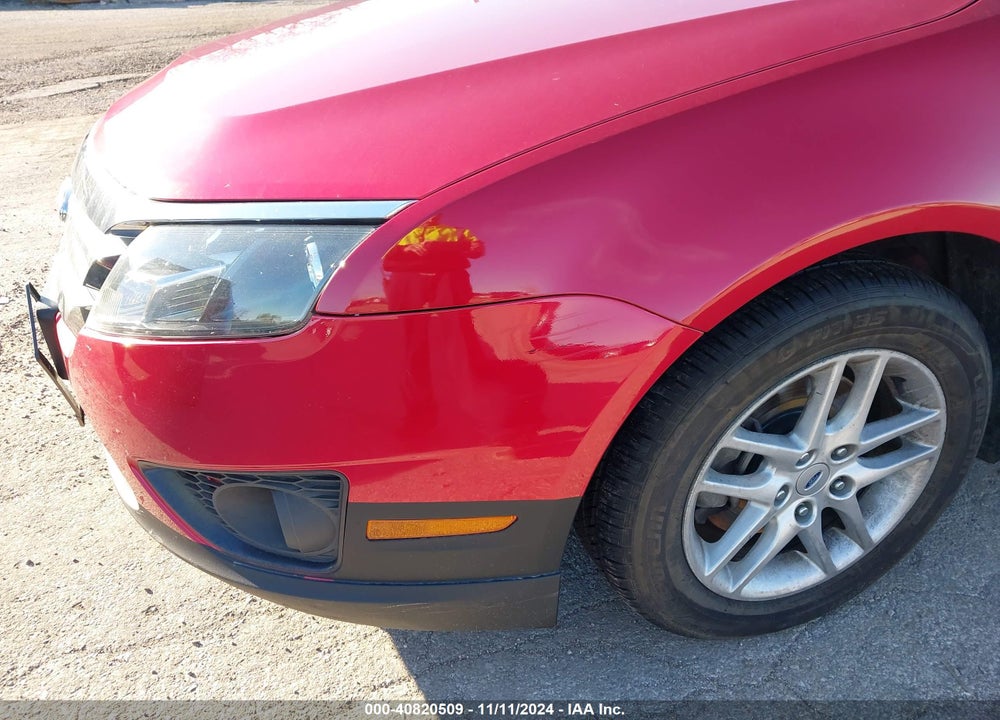 2012 FORD FUSION S VIN: 3FAHP0GA8CR244146