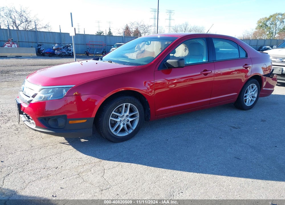 2012 FORD FUSION S VIN: 3FAHP0GA8CR244146