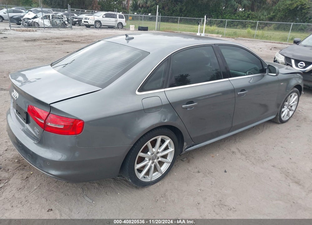 2016 AUDI A4 2.0T PREMIUM VIN: WAUFFAFL9GN006633