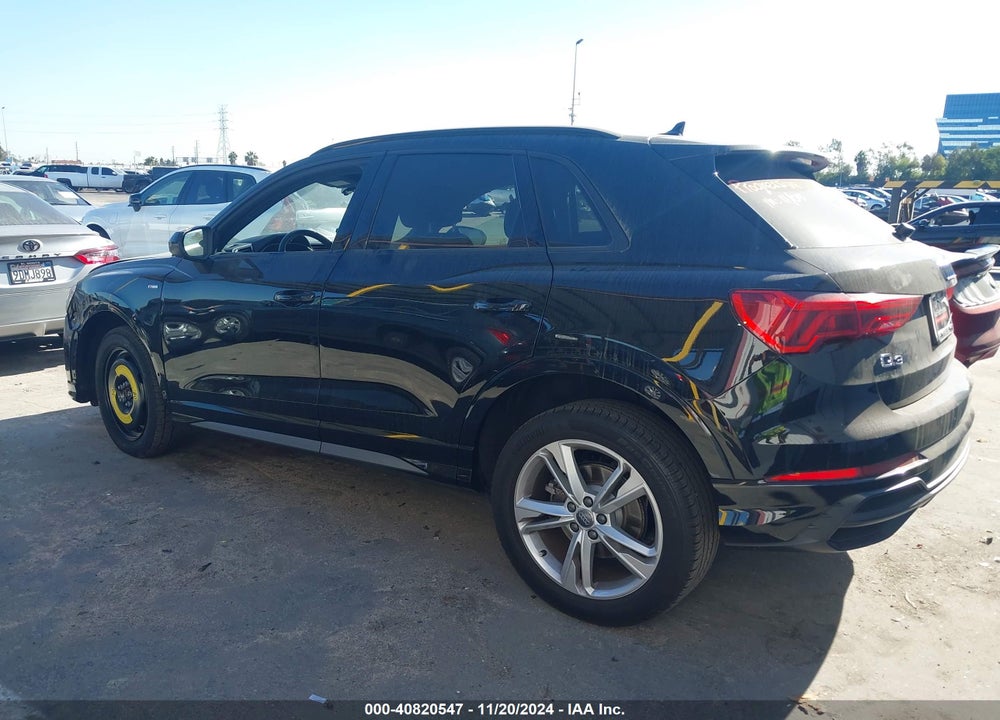 2021 AUDI Q3 PREMIUM 45 TFSI S LINE QUATTRO TIPTRONIC VIN: WA1DECF35M1005579