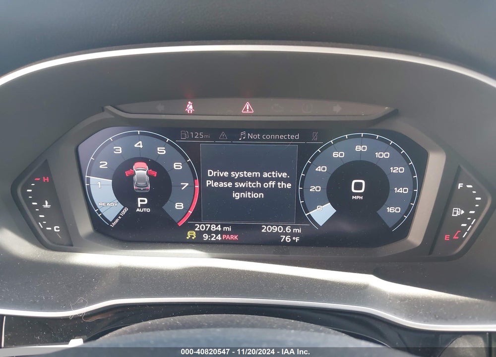 2021 AUDI Q3 PREMIUM 45 TFSI S LINE QUATTRO TIPTRONIC VIN: WA1DECF35M1005579