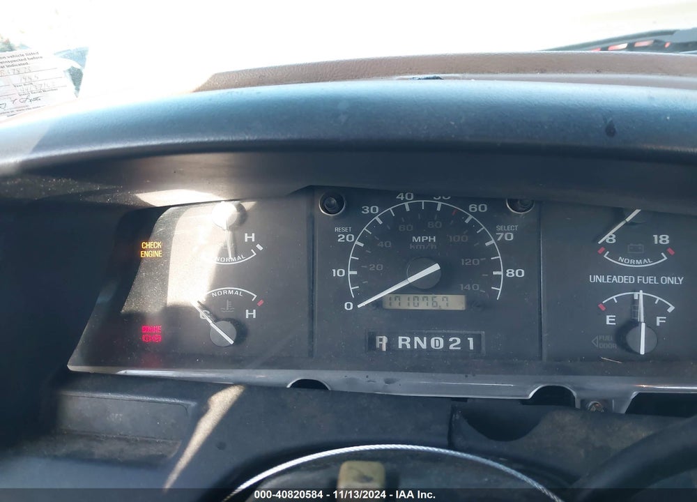 1995 FORD F150 VIN: 1FTEF15H9SNB37873