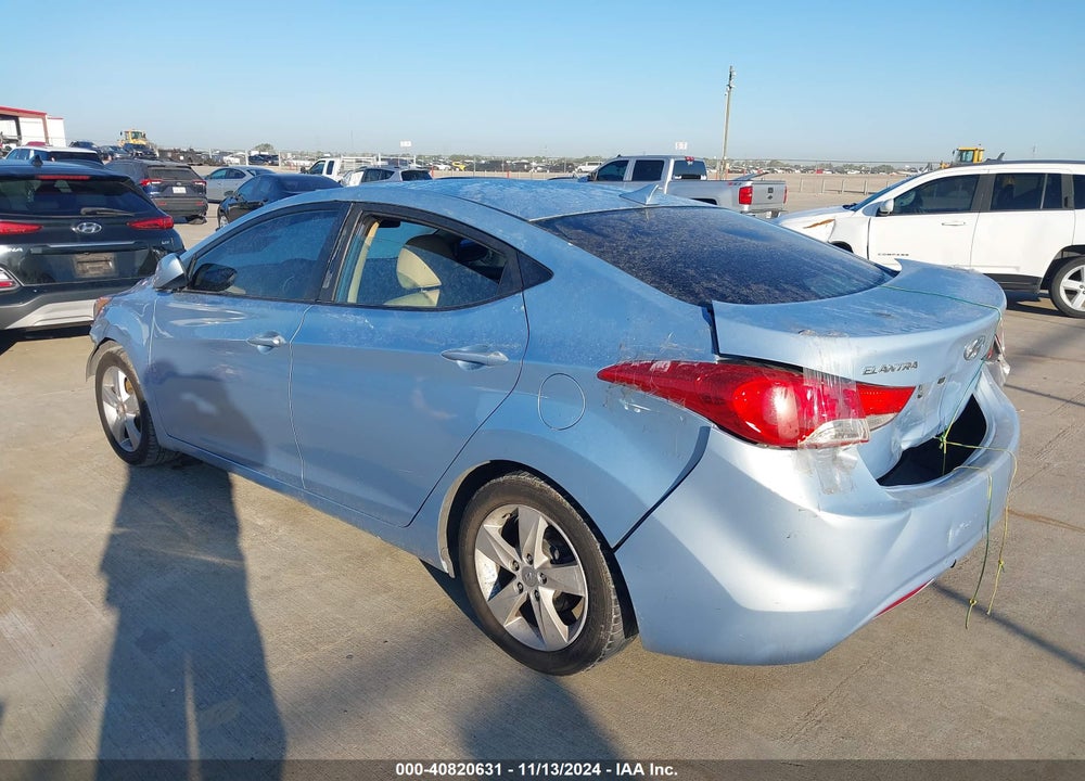2013 HYUNDAI ELANTRA GLS VIN: KMHDH4AE3DU489807
