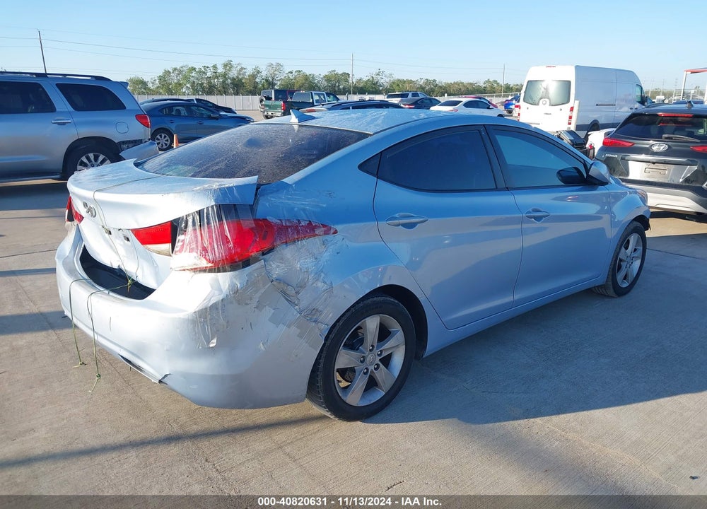 2013 HYUNDAI ELANTRA GLS VIN: KMHDH4AE3DU489807