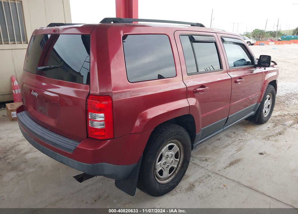 2014 JEEP PATRIOT SPORT VIN: 1C4NJPBA6ED545542