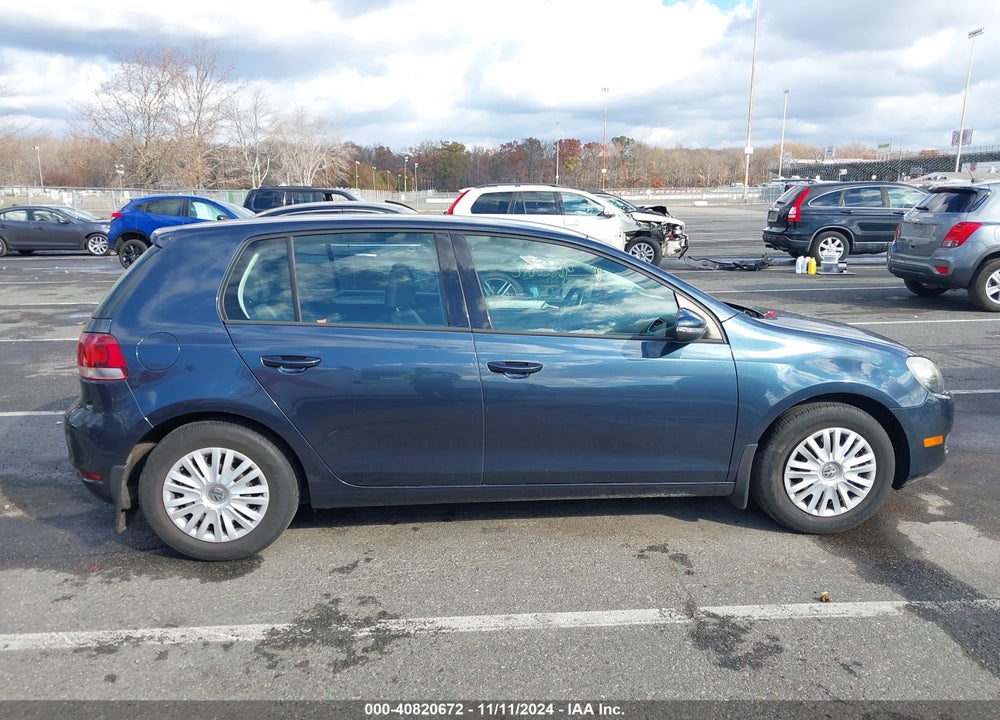 2013 VOLKSWAGEN GOLF 2.5L 4-DOOR VIN: WVWDB7AJ6DW139967