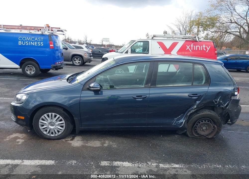2013 VOLKSWAGEN GOLF 2.5L 4-DOOR VIN: WVWDB7AJ6DW139967