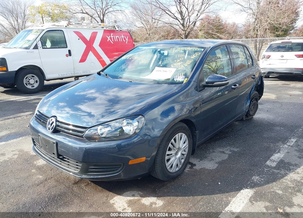 2013 VOLKSWAGEN GOLF 2.5L 4-DOOR VIN: WVWDB7AJ6DW139967
