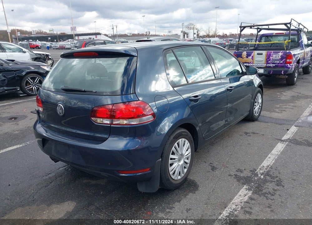 2013 VOLKSWAGEN GOLF 2.5L 4-DOOR VIN: WVWDB7AJ6DW139967