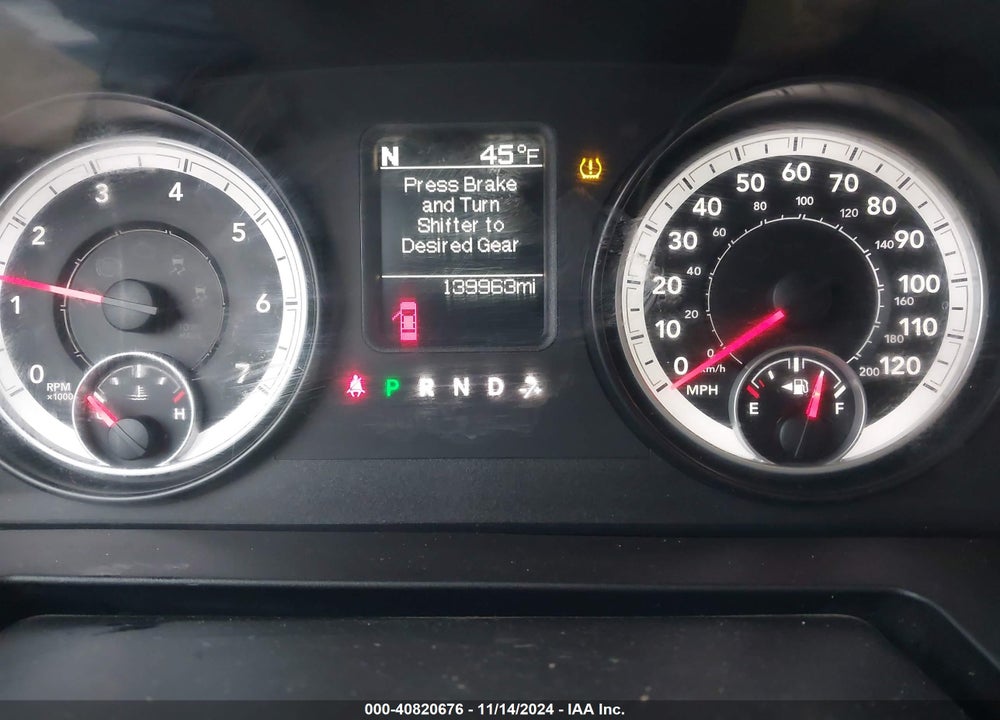 2014 RAM 1500 BIG HORN VIN: 1C6RR7LT9ES118563
