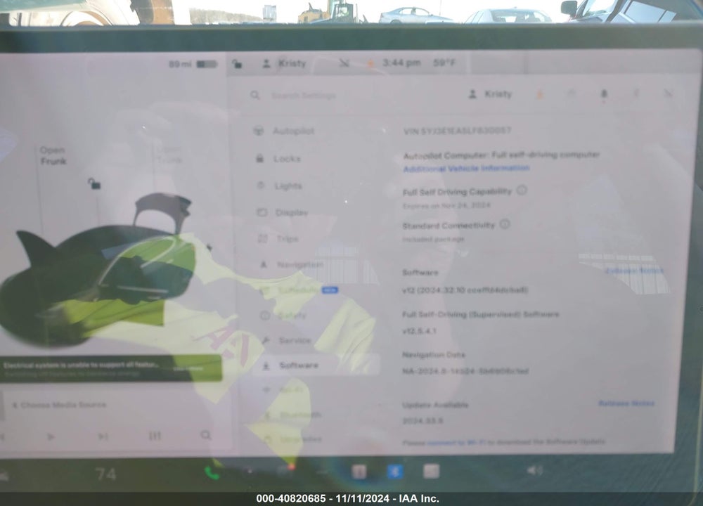 2020 TESLA MODEL 3 STANDARD RANGE PLUS REAR-WHEEL DRIVE/STANDARD RANGE REAR-WHEEL DRIVE VIN: 5YJ3E1EA5LF630057