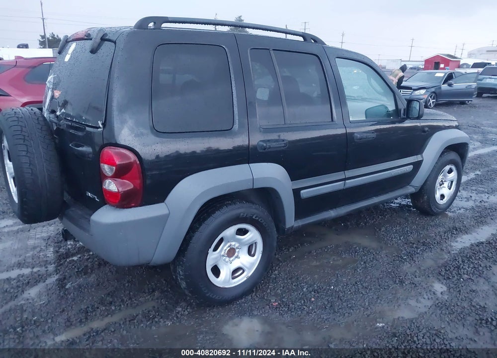 2005 JEEP LIBERTY SPORT VIN: 1J4GL48K85W544781