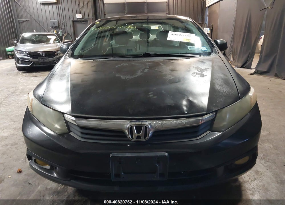 2012 HONDA CIVIC EX-L VIN: 2HGFB2F9XCH513862