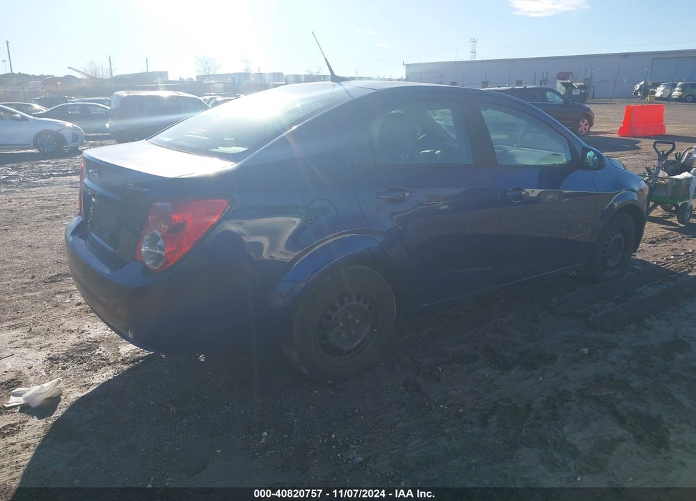 2013 CHEVROLET SONIC LS AUTO VIN: 1G1JA5SH0D4186048