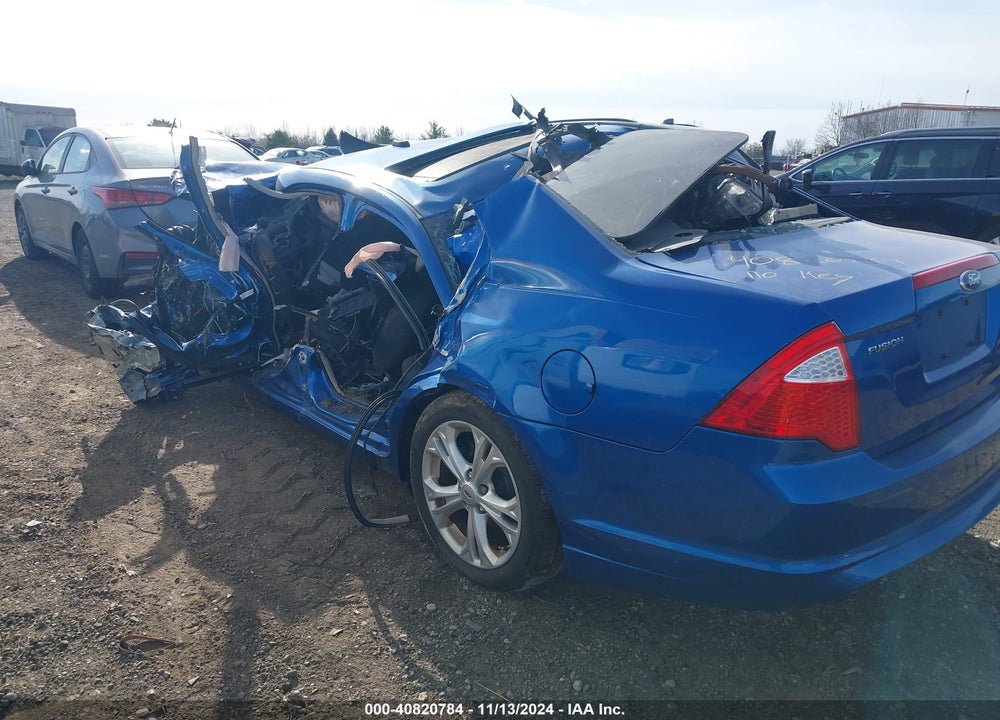2012 FORD FUSION SE VIN: 3FAHP0HA8CR136639