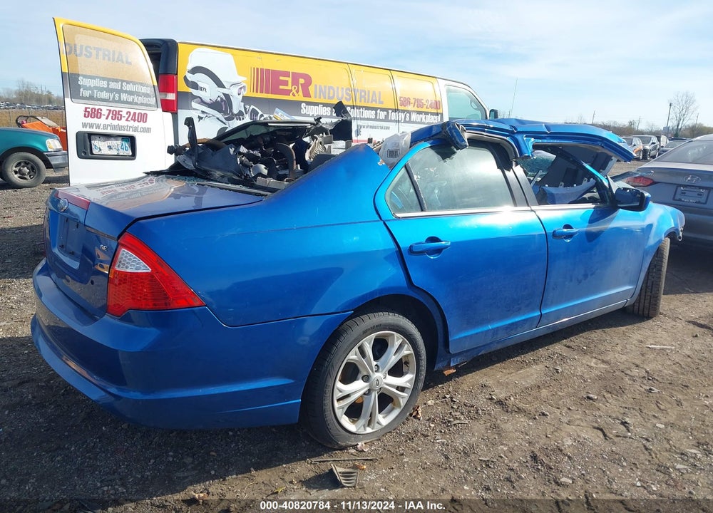 2012 FORD FUSION SE VIN: 3FAHP0HA8CR136639