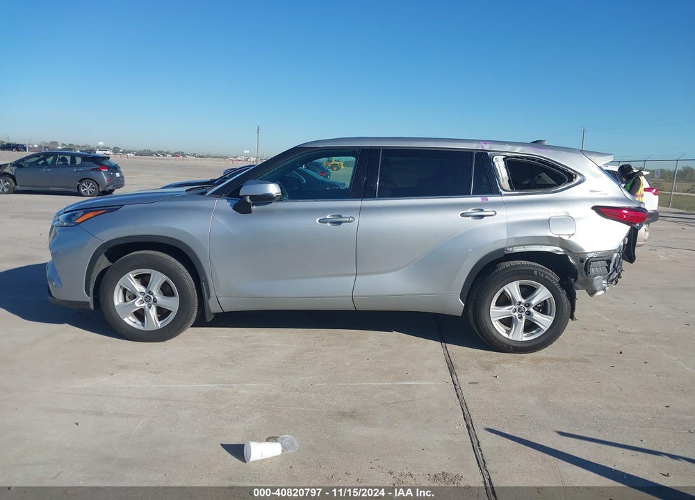 2022 TOYOTA HIGHLANDER LE VIN: 5TDBZRBH8NS579524