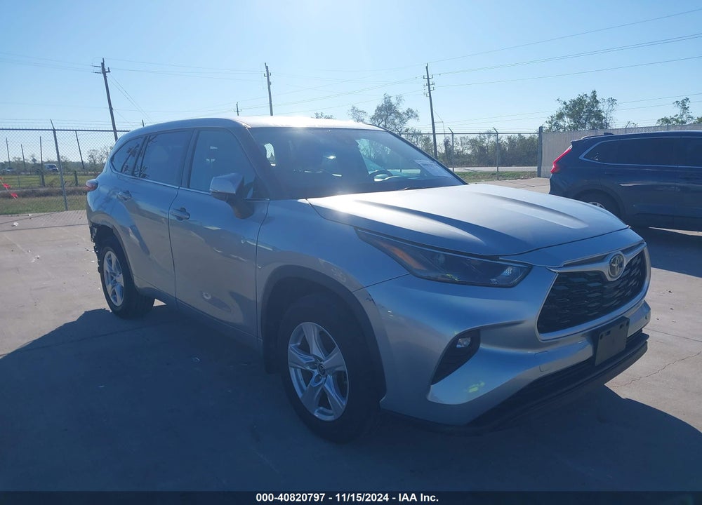 2022 TOYOTA HIGHLANDER LE VIN: 5TDBZRBH8NS579524