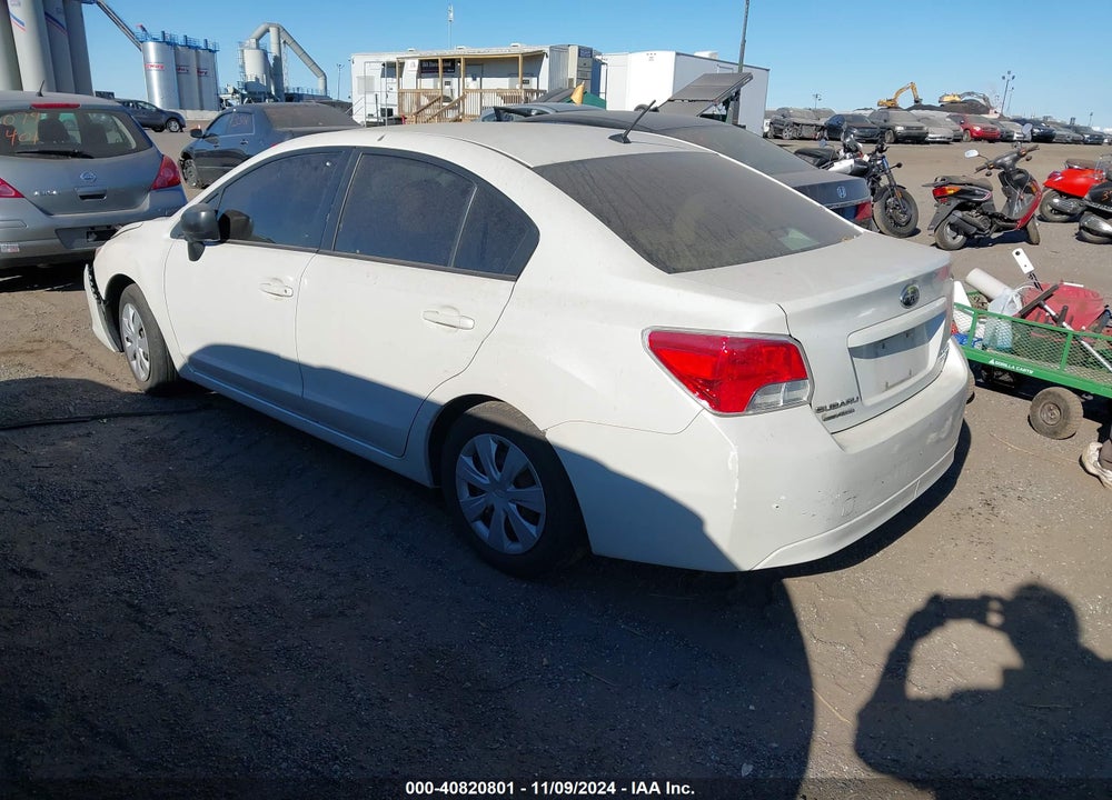 2013 SUBARU IMPREZA 2.0I VIN: JF1GJAA65DH003381