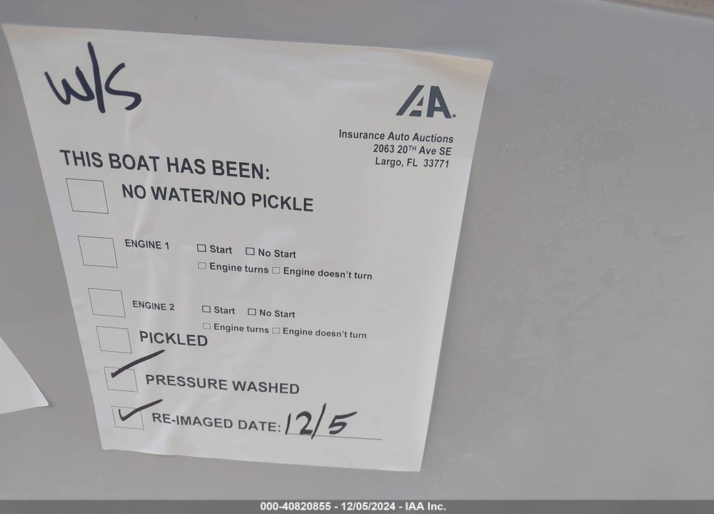 2019 SEA BORN BOAT VIN: SVTL4066F819