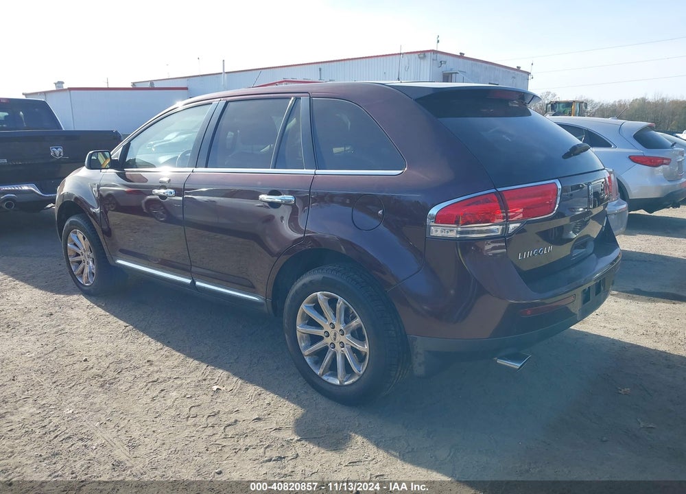 2011 LINCOLN MKX VIN: 2LMDJ8JKXBBJ23173