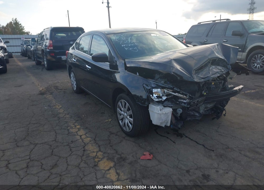 2019 NISSAN SENTRA S VIN: 3N1AB7AP7KY352927
