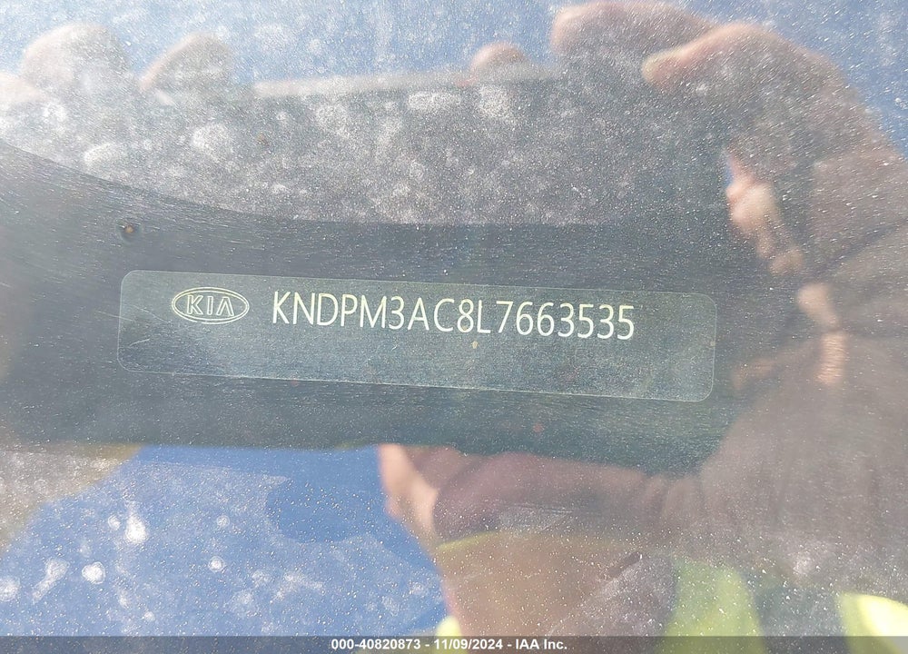 2020 KIA SPORTAGE LX VIN: KNDPM3AC8L7663535