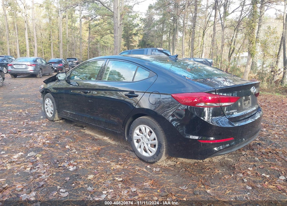 2018 HYUNDAI ELANTRA SE VIN: 5NPD74LF6JH389347