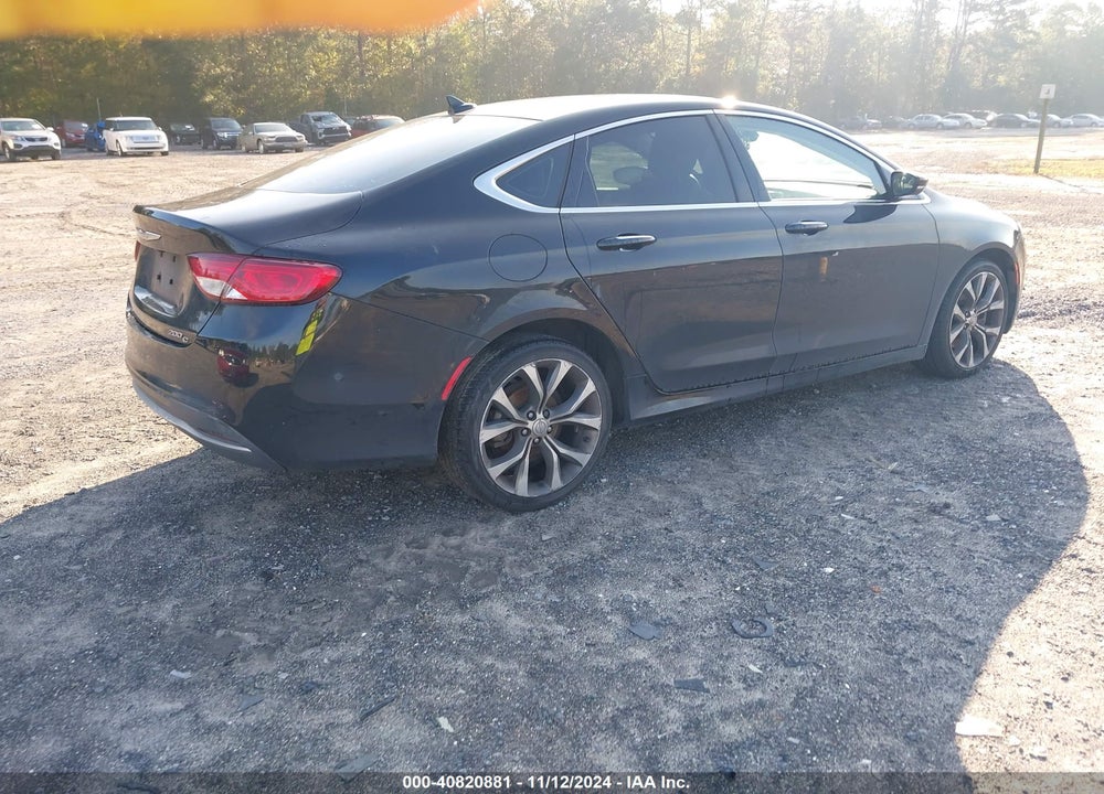 2015 CHRYSLER 200 C VIN: 1C3CCCCB5FN650879