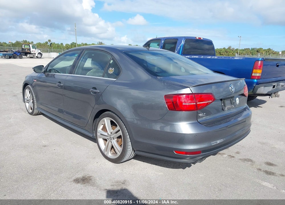 2017 VOLKSWAGEN JETTA GLI VIN: 3VW4T7AJ7HM348196